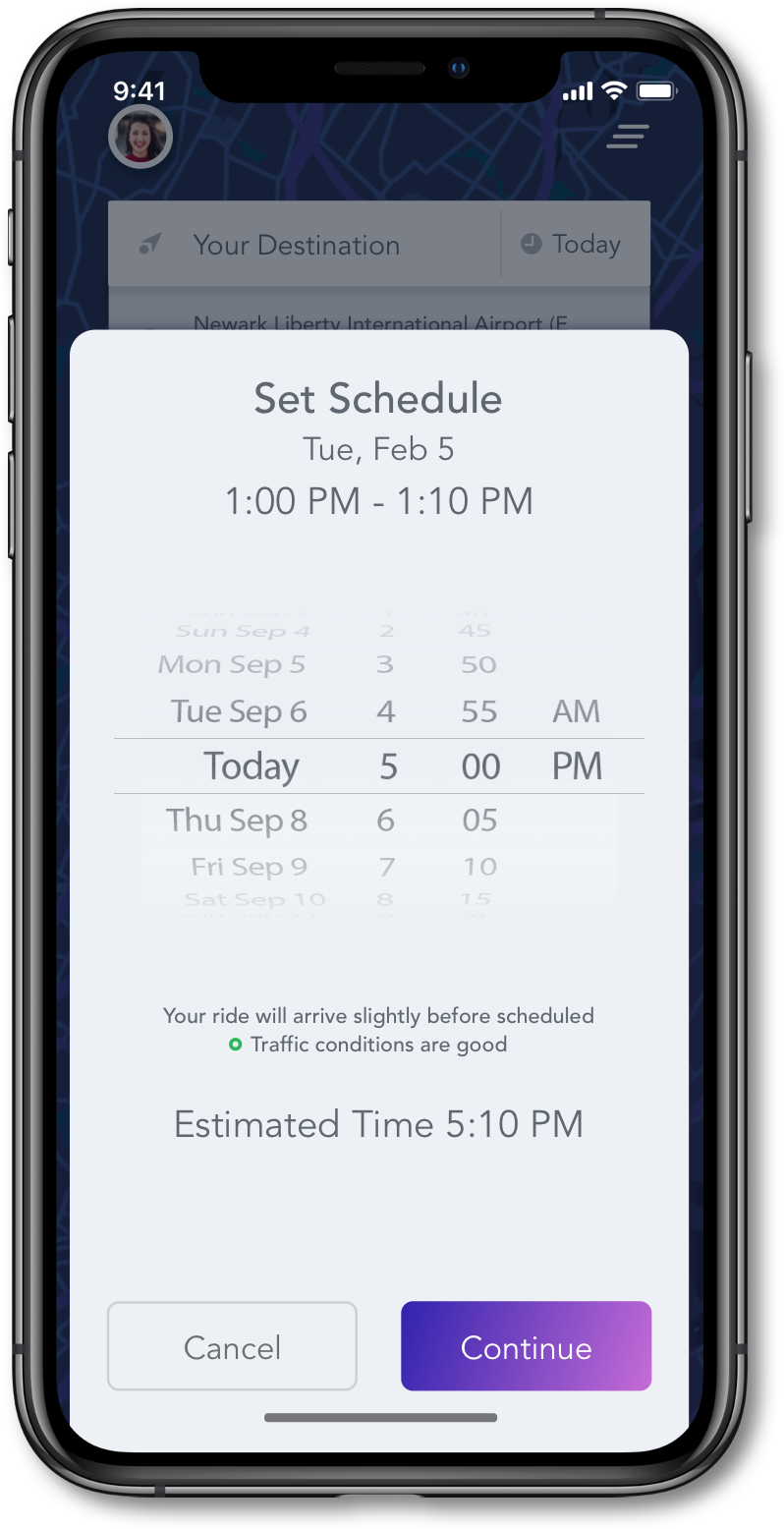 Home app screen